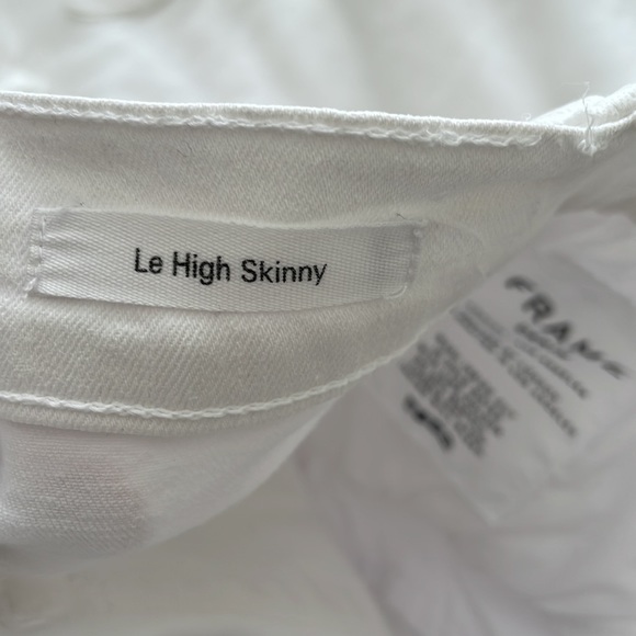 Frame distresses white jeans - Picture 3 of 8